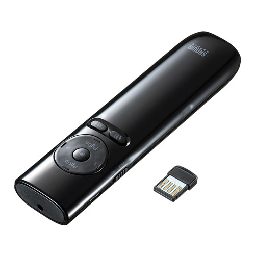 サンワサプライタイマー付きプレゼンテーションマウスMA-WPR13BK