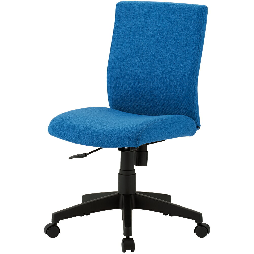 ナカバヤシ　ファブリックチェア　ブルー　RZC-501BL