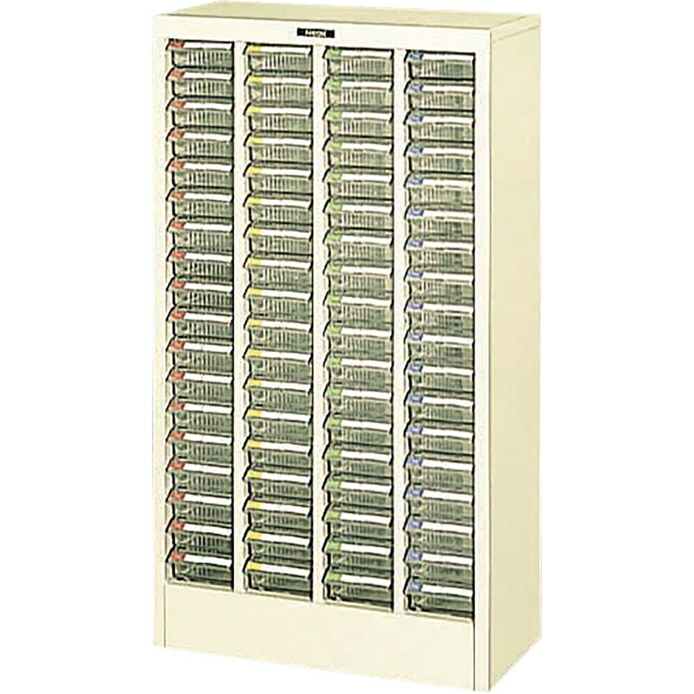 ナカバヤシ　ピックケース　浅18段×4列　アイボリー　PC-72