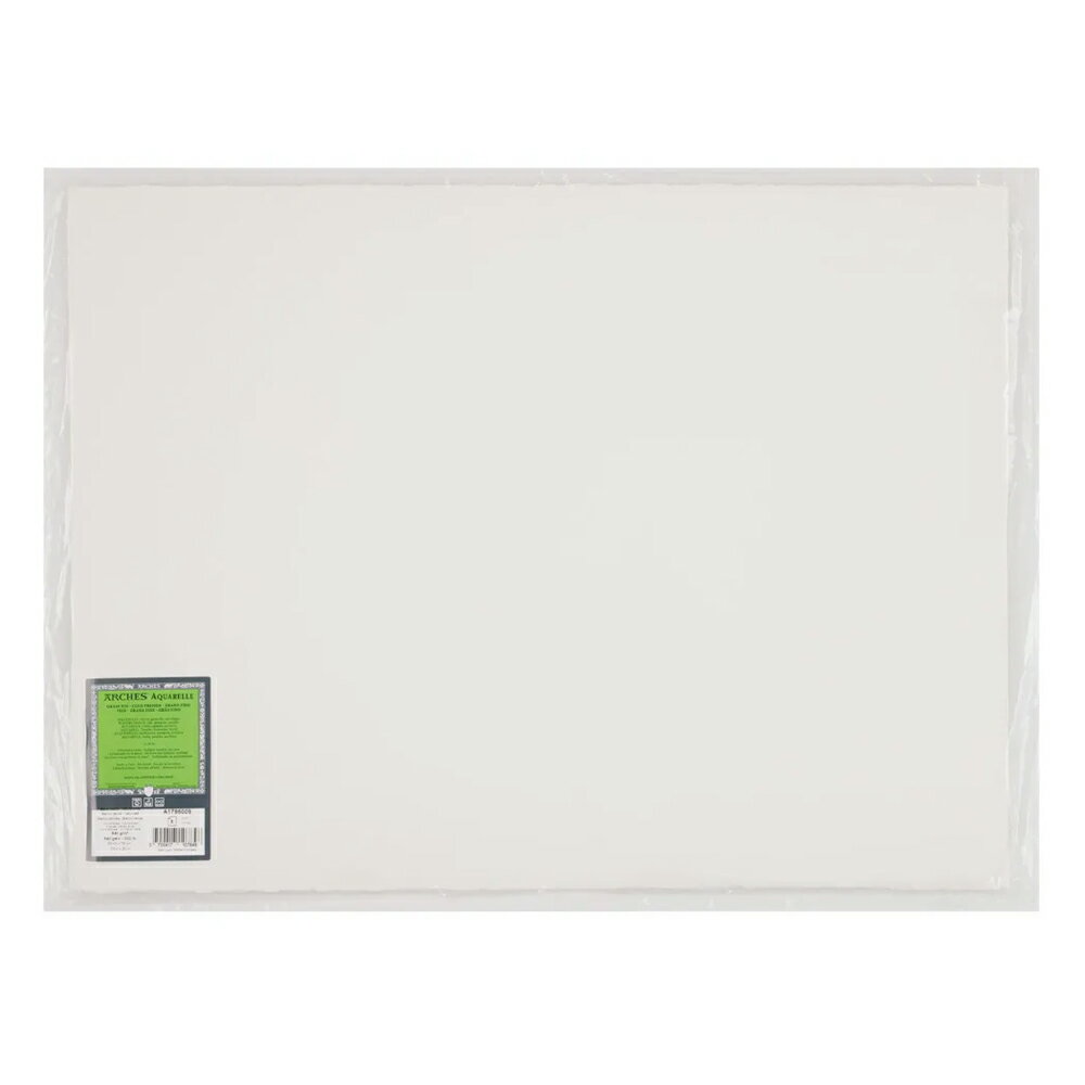 Rakuten - アルシュ水彩紙(シート) 細目(640g/m2) 560×760mm ナチュラルホワイト 5枚セット　1795009