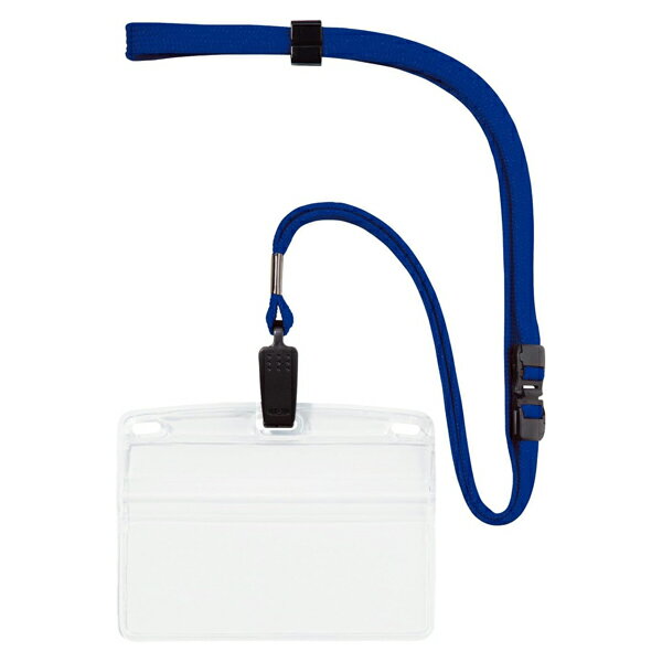 【まとめ買い】オープン工業　吊り下げ名札　クリップ式　ソフトヨコ名刺(中紙寸法：幅90×高さ55mm)　..