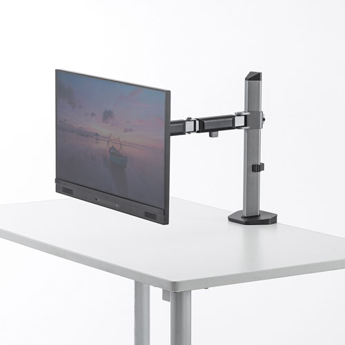サンワサプライ　水平液晶モニターアーム　CR-LA2001