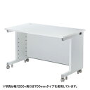 サンワサプライ パーソナルデスク(ホワイト/幅1400×奥行600mm) EWD-14060W(3)
