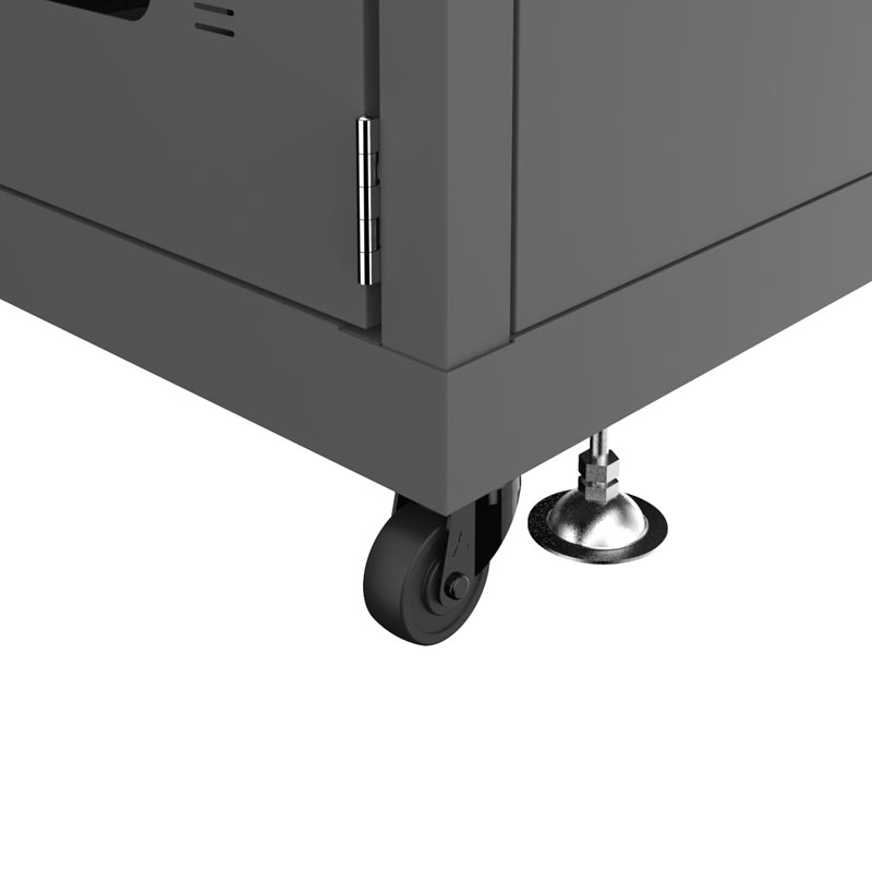 サンワサプライ 19インチサーバーラック(42U) ブラック/ライトグレー [2]