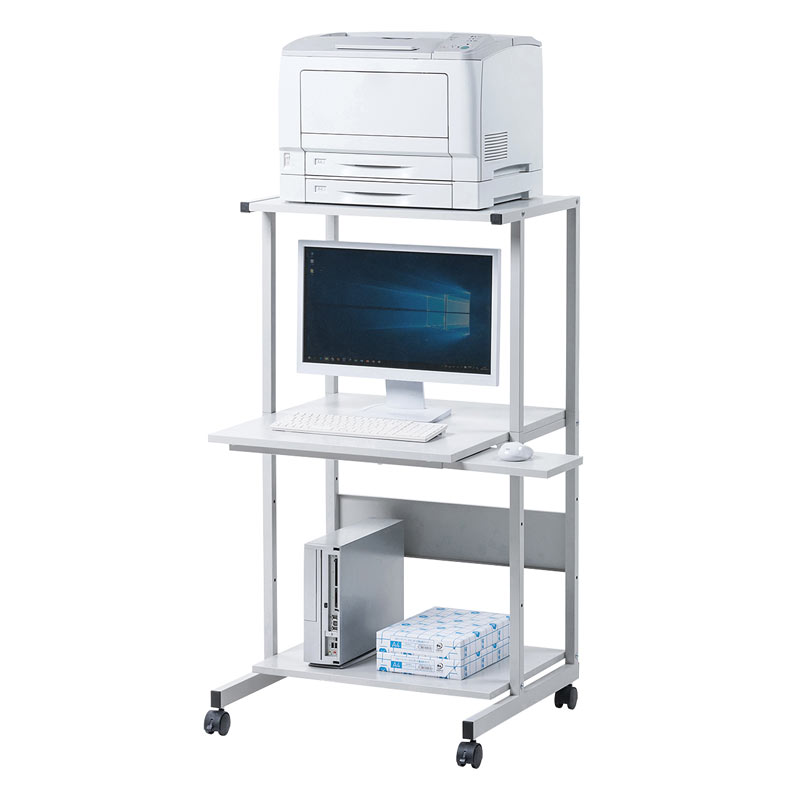 サンワサプライ パソコンラック(幅650×奥行655×高さ1200mm) RAC-EC73 [2]