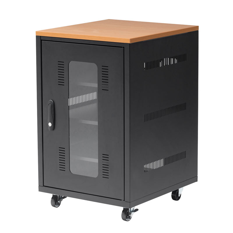 サンワサプライ　扉付き機器収納ボックス(幅450・高さ720mm・木目天板)　CP-SBOX4572