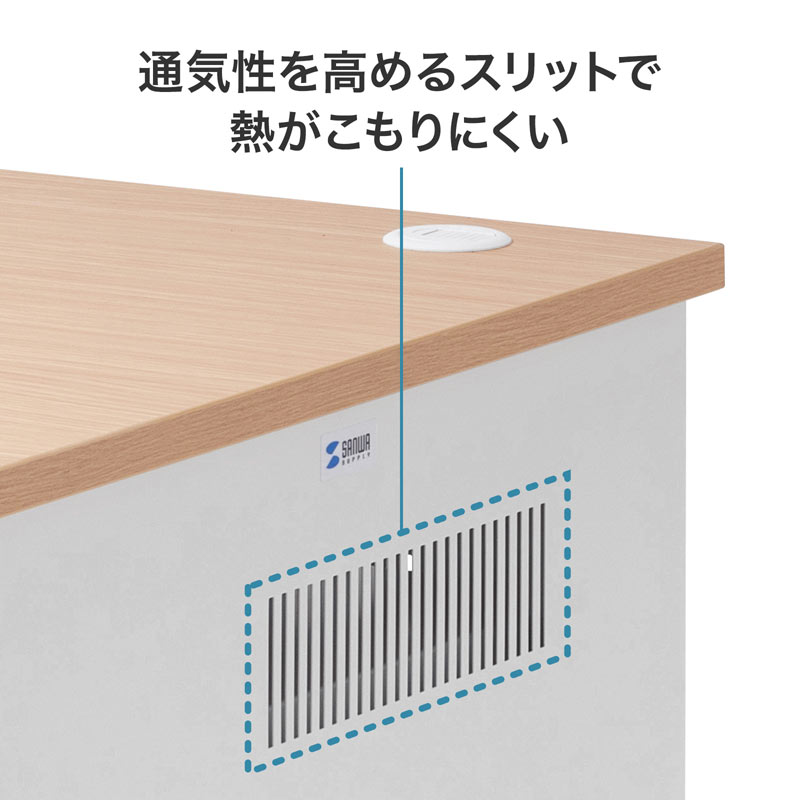 サンワサプライ 19インチマウントボックス(10U 奥行600mm) CP-501 [3]