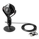 サンワサプライ スピーカー内蔵360度Webカメラ CMS-V71BK