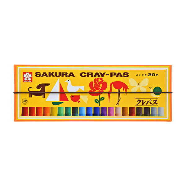 Rakuten - 【まとめ買い】サクラクレパス　クレパス太巻20色　5個/10個　LP20R