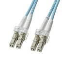 サンワサプライ アーマードメガネ型光ファイバケーブル(マルチOM3、LC×2-LC×2、5m) HKB-AMOM3LCLC-05(2)