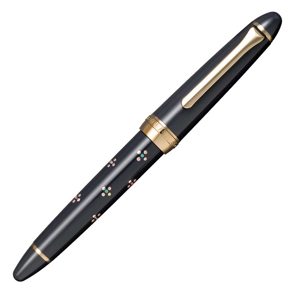 Photo de Classic Ko Maki-e Bunbo Fountain Pen Floret dot SV (Furoretto Dotto SV)