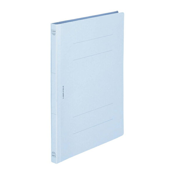 Rakuten - 【まとめ買い】ライオン事務器　フラットファイル　樹脂金具　A4タテ型　ライトブルー　50冊/100冊　A-510K-A4S(106-75)