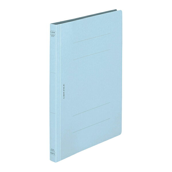 Rakuten - 【まとめ買い】ライオン事務器　フラットファイル　樹脂金具　B5タテ型　ライトブルー　50冊/100冊　A-520K-B5S(106-85)
