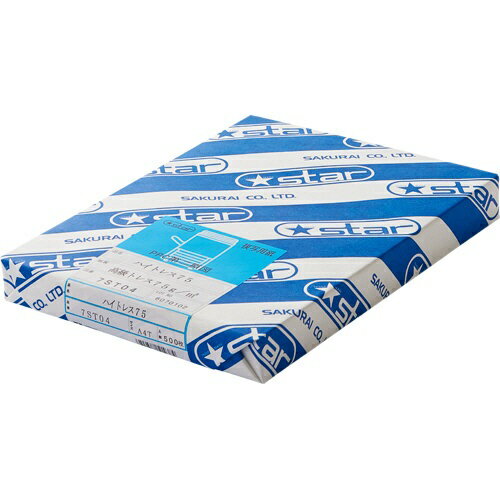 桜井　トレーシングペーパー(第二原図用)　ハイトレス75　A4T　500枚入　7ST04