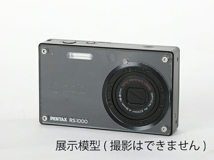 【展示用模型】[状態B 並品]【PENTAX Optio RS1000 ブラック モックアップ】【送料無料！】