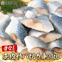 さば 骨取り 無塩 切り身 600g(30g×20切) 冷凍 骨なし 鯖 サバ