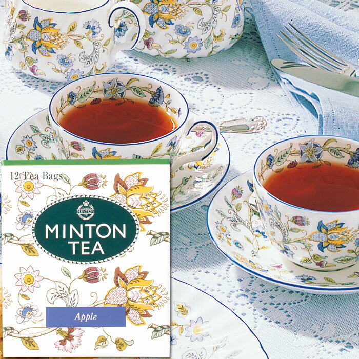 ミントン・ティー 紅茶 ミントン ティーバッグ アップル 2g×12P 英国紅茶 MINTON TEA 水出しでもどうぞ | 森半 紅茶 プチギフト お返し ギフト おしゃれ ティーパック イギリス 美味しい 退職 お礼 プレゼント 引っ越し 挨拶 かわいい オシャレ 誕生日 りんご紅茶