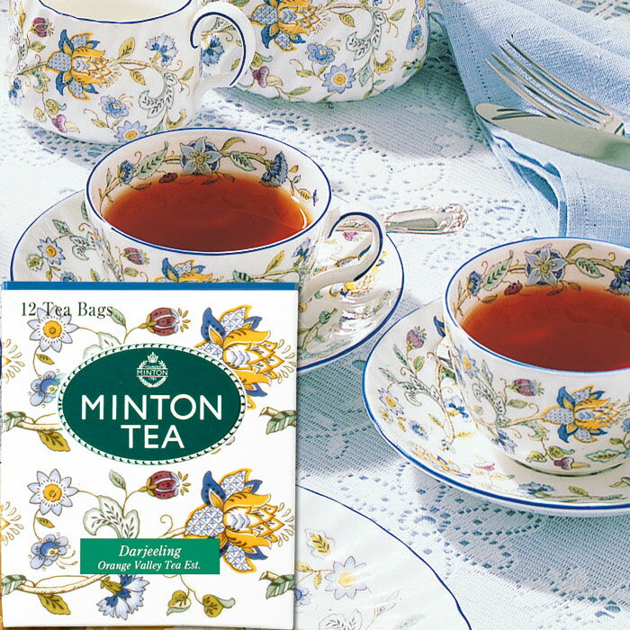 ミントン ティーバッグ ダージリン 2g×12P 英国紅茶 MINTON TEA 水出しでもどうぞ | 森半 紅茶 ホワイトデイ プチギフト ホワイトデー お返し ギフト おしゃれ ティーパック イギリス 美味しい かわいい 退職 お礼 引っ越し 挨拶 オシャレ プレゼント 誕生日 フレーバー