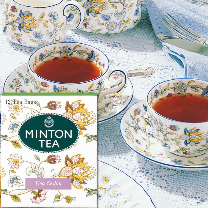 紅茶 ミントン ティーバッグ ウバセイロン 2g×12P 英国紅茶 MINTON TEA 森半 紅茶 プチギフト お返し ギフト おしゃれ ティーパック イギリス 美味しい かわいい セイロン 退職 お礼 プレゼント 引っ越し 挨拶 オシャレ 誕生日 ティー 内祝い 茶葉