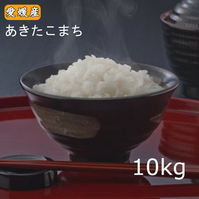 【令和元年産】【新米】愛媛県産あきたこまち10kg【送料無料】※北海道,東北,沖縄除...