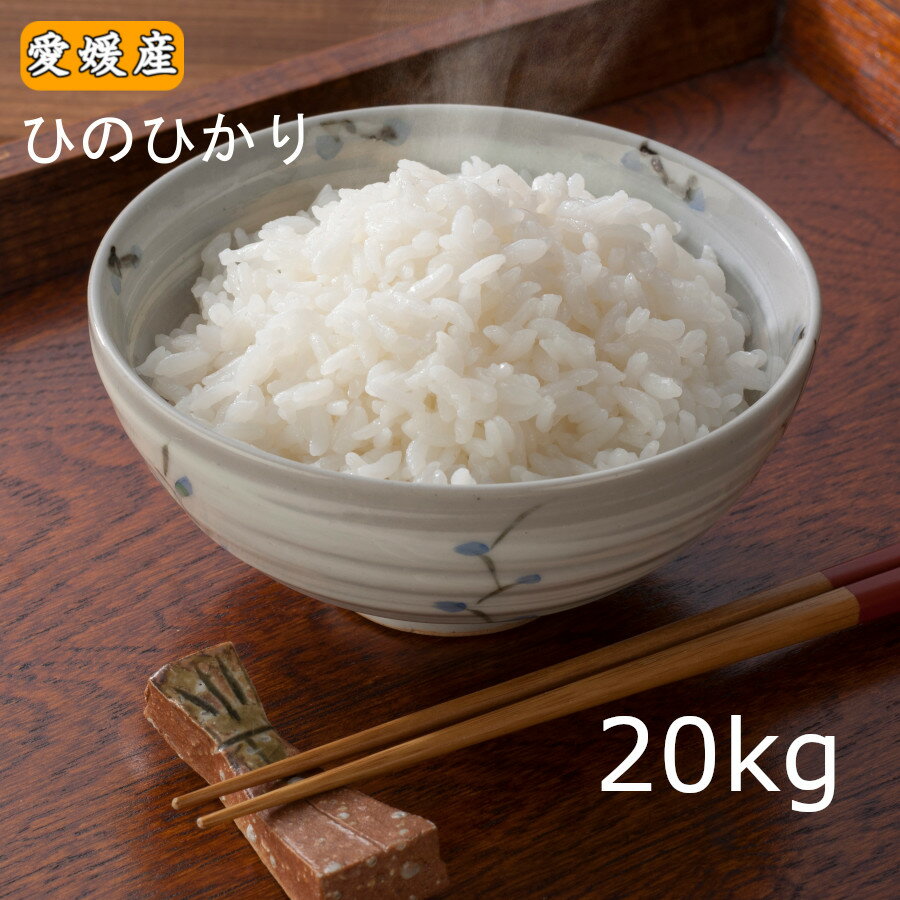 米 20kg「愛媛県産 ひのひかり 20kg(10kg×2)