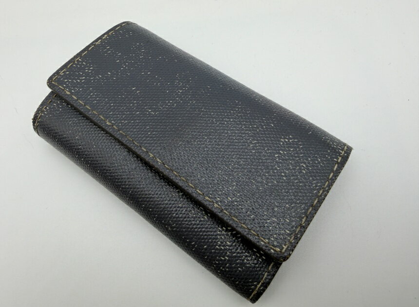GOYARD ゴヤール　Saint Michel 6-key Holder キーケース グレー系　VINTAGE プリント全面剥がれ【訳あり】
