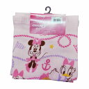 ウォッシュタオル34x35cm 2枚組み 2点セット【フロティー ミニー&デイジー】 綿100% ガーゼプリント 裏パイル Disney ディズニー