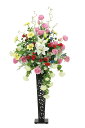 トールキングスタンド1.4m 光触媒 造花 フェイクグリーン 人工観葉植物 アートフラワー フレアローズ フラワーアレンジメント 母の日 ギフト 贈り物 プレゼ...