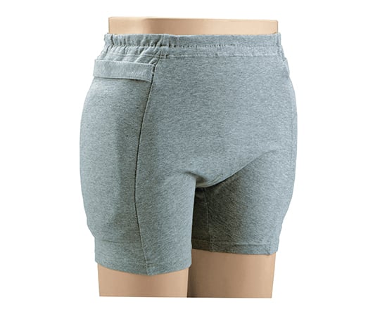 ラ・クッションパンツ 男性用 グレー 腰・お尻用　プロテクター 大阪エンゼル転倒予防　履くクッション　介護用品 衣類