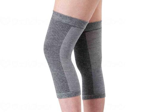 紀州備長炭繊維 メッシュひざサポーター　2枚組　フリーサイズ　4931