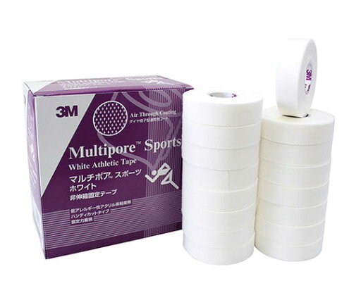 3Mマルチポア(TM)スポーツホワイト 2980-50(非伸縮固定テープ)50mm×12m 6巻1箱 【テーピング】【固定】【テーピングテープ】 3Mマルチポア(TM)スポーツホワイト 2980-50(非伸縮固定テープ)50mm×12m 6巻1箱 【テーピング】【固定】【テーピングテープ】