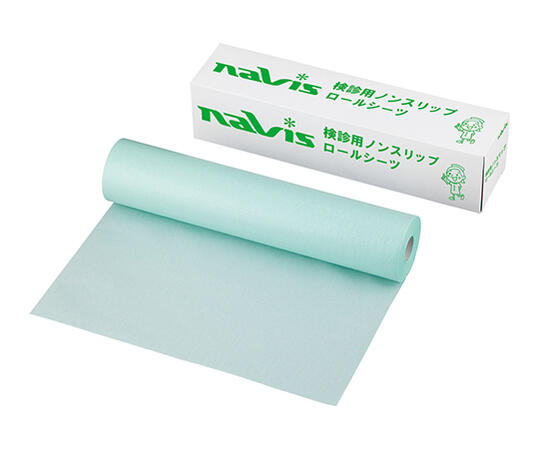 検診用ノンスリップロールシーツ（防滑タイプ）グリーン　サイズ：370mm×36m病院　クリニック　検診　ロールシーツ　滑り止め加工　シーツ