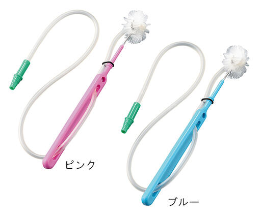 吸引くるリーナブラシ （吸引ブラシ）やわらかめ 【介護用品】【吸引歯ブラシ足】【口腔ケア】【ハブラシ】【電動吸引器】