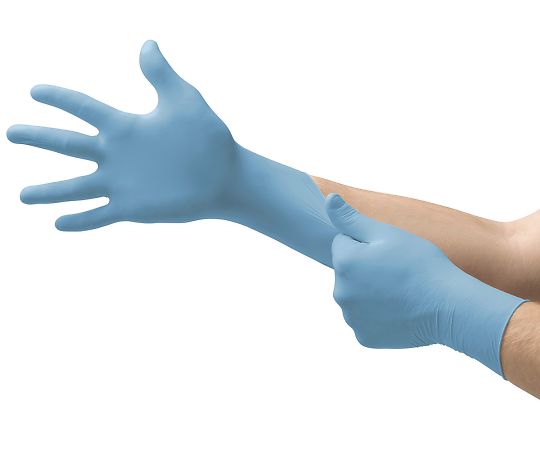 ニトリル手袋 エッジ 82134 100枚入 パウダーなし S～Lサイズ【感染対策】【防護衣】【検診用】【医療用 手袋】