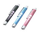 ラバー調ソフトLEDペンライト(ノック式・ショート)メディカル ライト 医療用 ライト LED 照明器具 ナースペンライト オレンジ 瞳孔(4)