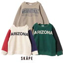 【SALE_セール】【SiShuNon/SKAPE】シシュノン12314704(90-130)ベーシック ロゴトレーナ