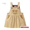 mikihouse(ミキハウス)　ホットビスケッツ　 ジャンパースカート73-1801-491　S(70-80cm)M(80-90cm)L(90-100cm)LL(100-110cm)