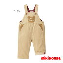 mikihouse(ミキハウス)　ホットビスケッツ　 オーバーオール73-3301-492　S(70-80cm)M(80-90cm)L(90-100cm)LL(100-110cm)