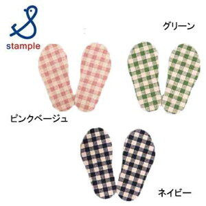 【メール便_送料込み価格】stample（スタンプル）中敷き インソール　チェック柄インソール（中敷き）13cm 14cm 15cm 16cm 17cm 18cm 19cm 20cm 日本製 72501（メール便で発送）