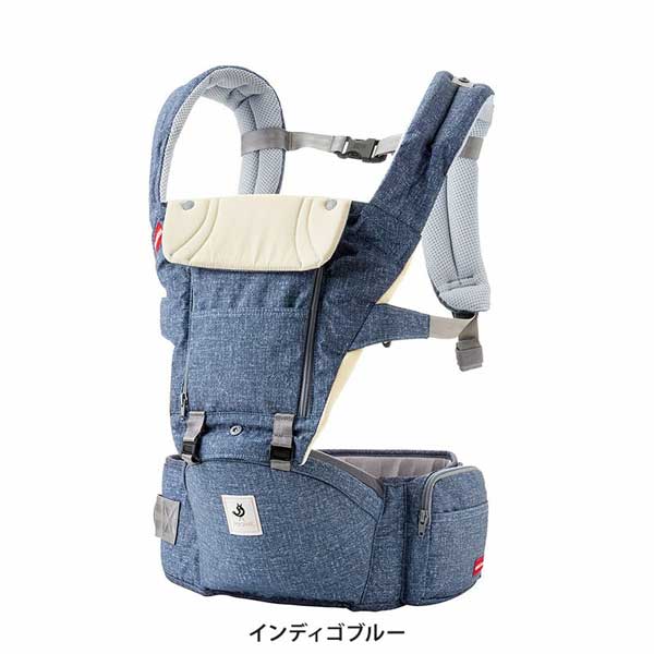 【ブラックフライデー_ポイント13倍】ミキハウス MIKIHOUSE　ミキハウス × ポグネー ベビーキャリア POGNAE SG認証45-6068-494 3