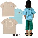 【SALE_セール】【SiShuNon/シシュノン/SKAPE，エスケープ】ワッペン付き　バックロゴ　半袖Tシャツ 71313301 サイズ(140-160cm)