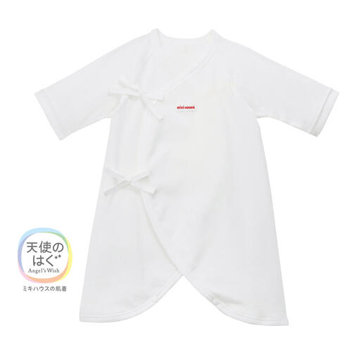 ミキハウス　mikihouse コンビ肌着（50cm.60cm））フライス　40-2317-380　年中　ベビー服 子供服 赤ちゃん 新生児 女の子 男の子 日本製 抗菌 抗ウイルス 出産準備 2