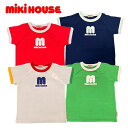 【SALE_セール】【メール便_送料無料】mikihouse(ミキハウス) バックロゴ半袖Tシャツ12-5213-828 (80cm90cm100cm) (B)