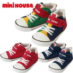 ミキハウス　mikihouse　mロゴ　キッズベビーシューズ(13.5cm・14cm・14.5cm・15cm・15.5cm）10-9468-497　男の子　女の子　靴　プレゼント　 出産祝い