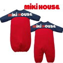 【メール便＿送料無料】mikihouse(ミキハウス)バックロゴ　ツーウェイオール（50-70cm）140-2674-571　ミキハウスベビー　#秋　#春　#冬　#オールシーズン