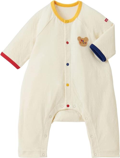 ミキハウス ロンパース（ベビー用） mikihouse(ミキハウス)　ホットビスケッツ　ベビー服 子供服 ロンパース 男の子 女の子 おでかけ プレゼント ギフト女の子　70-1215-495