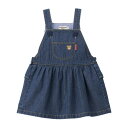 mikihouse(ミキハウス) ホットビスケッツ ジャンパースカート<S(70-80cm)・M(80-90cm)・L(90-100cm)・LL(100-110cm)> 70-1803-687 ベビー服 キッズ 子供服 こども 女の子