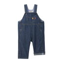 mikihouse(ミキハウス) ホットビスケッツ デニムオーバーオール 70-3302-494 (S(70cm)-LL(110cm))