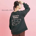 【SALE_セール】PINK-latte(ピンクラテ)クマ 裏起毛スウェット (S,M,L:140,150,160)31919092