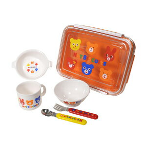 【送料無料】mikihouse(ミキハウス) ホットビスケッツ(HotBiscuits)【出産祝い】ホットビスケッツ【箱付】★ランチボックスセット 出産祝い セット ★76-1042-347